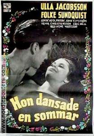 Hon dansade en sommar 1951 poster Ulla Jacobsson Folke Sundquist Arne Mattsson