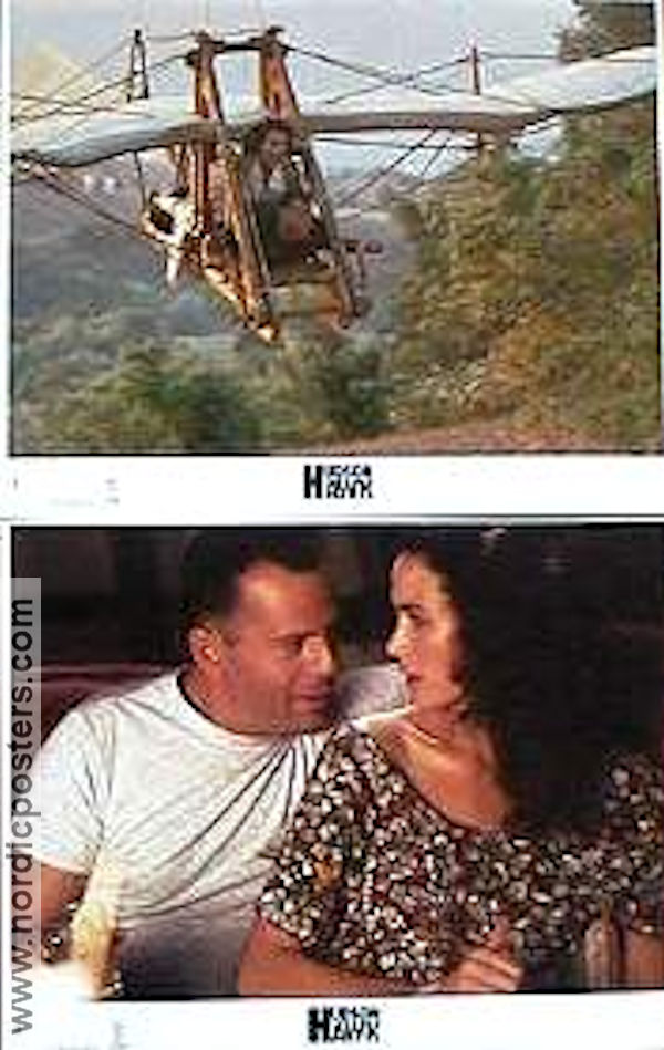 Hudson Hawk 1991 lobbykort Bruce Willis Danny Aiello Andie MacDowell