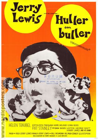 Huller om buller 1961 poster Helen Traubel Pat Stanley Jerry Lewis