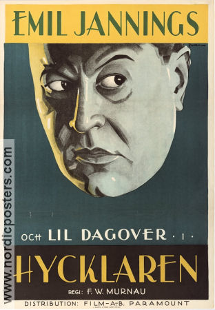 Hycklaren 1925 poster Emil Jannings Lil Dagover FW Murnau