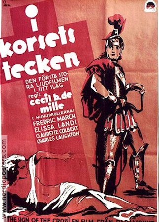I korsets tecken 1932 poster Fredric March Cecil B DeMille