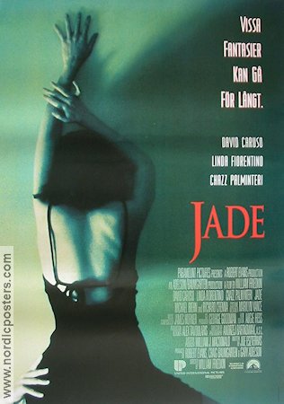 Jade 1995 poster David Caruso Linda Fiorentino Chazz Palminteri William Friedkin