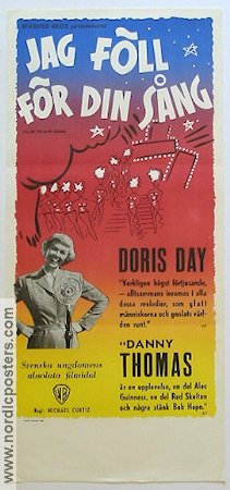 Jag föll för din sång 1952 poster Doris Day