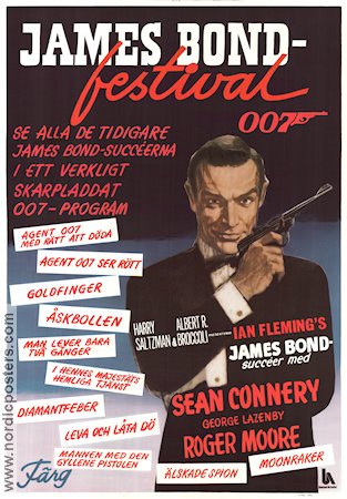 James Bond-festival 1979 poster Sean Connery Hitta mer: Festival