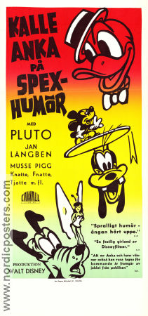 Kalle Anka på spexhumör 1958 poster Kalle Anka Donald Duck