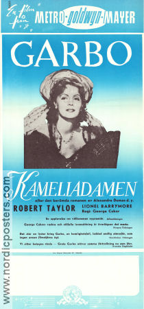 Kameliadamen 1936 poster Greta Garbo Robert Taylor Lionel Barrymore George Cukor Romantik