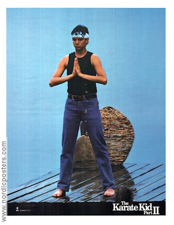 The Karate Kid 2 1986 poster Pat Morita Ralph Macchio Pat E Johnson John G Avildsen Kampsport