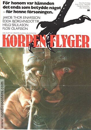 Korpen flyger 1984 poster Jakob Thor Einarsson Hrafn Gunnlaugsson Hitta mer: Vikings Island