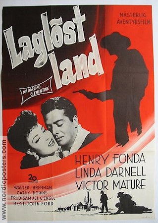Laglöst land 1947 poster Henry Fonda John Ford