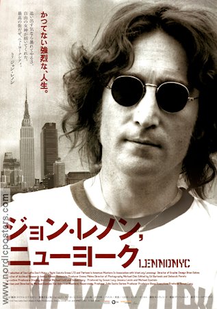 LennoNYC 2010 poster John Lennon Michael Epstein Från TV Glasögon Dokumentärer Rock och pop