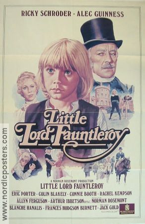 Little Lord Fauntleroy 1980 poster Ricky Schroder Alec Guinness Eric Porter Jack Gold