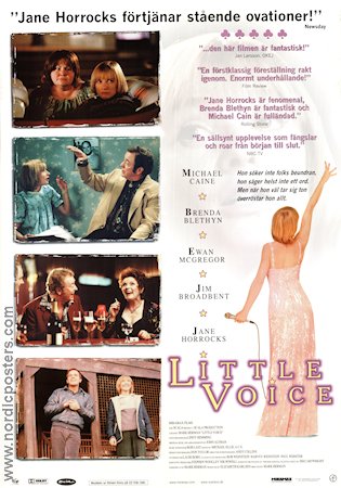 Little Voice 1998 poster Brenda Blethyn Michael Caine Jane Horrocks Mark Herman