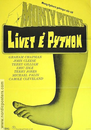 Livet e Python 1978 poster Graham Chapman Hitta mer: Monty Python Affischkonstnär: Terry Gilliam
