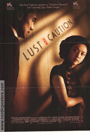 Lust Caution 2007 poster Tony Chiu-Wai Leung Tang Wei Joan Chen Ang Lee Asien