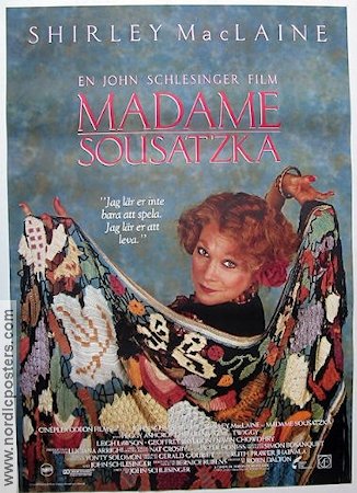 Madame Sousatzka 1988 poster Shirley MacLaine Navin Chowdhry Peggy Ashcroft John Schlesinger