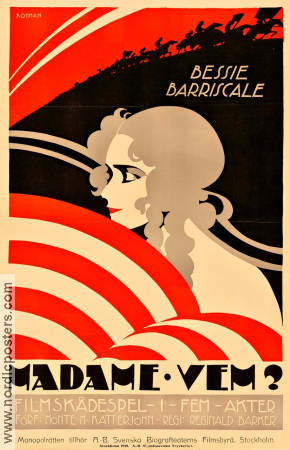 Madame vem 1917 poster Bessie Barriscale Reginald Barker