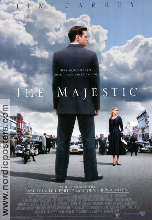 The Majestic 2001 poster Jim Carrey Martin Landau Bob Balaban Frank Darabont