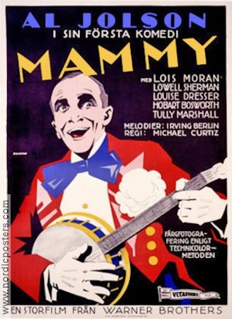Mammy 1930 poster Al Jolson Michael Curtiz Musik: Irving Berlin Instrument