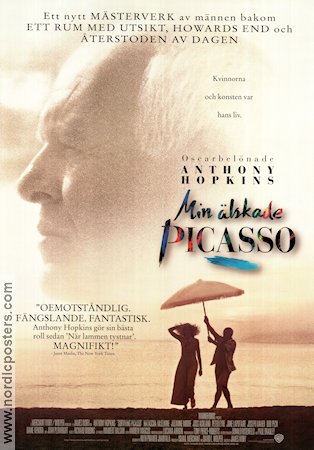 Min älskade Picasso 1996 poster Anthony Hopkins Natascha McElhone Julianne Moore James Ivory Strand