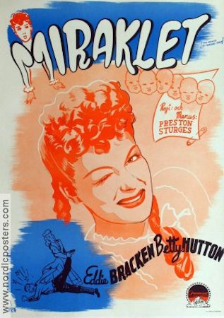 Miraklet 1944 poster Betty Hutton Barn