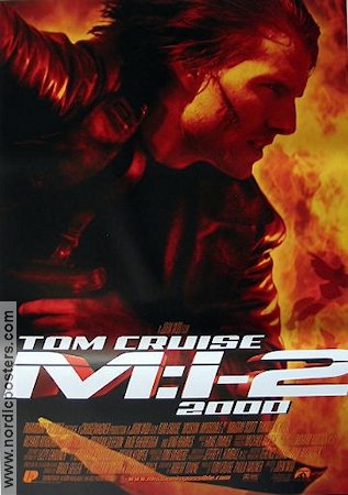 Mission Impossible 2 MI2 2000 poster Tom Cruise Dougray Scott Thandie Newton John Woo