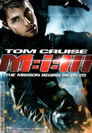Mission Impossible 3 2006 poster Tom Cruise Michelle Monaghan Ving Rhames JJ Abrams