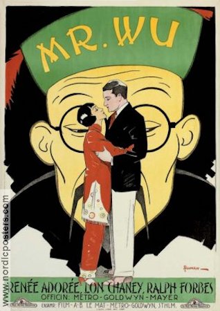 Mr Wu 1927 poster Renée Adorée Lon Chaney Asien