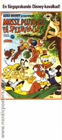 Musse Pluto och C:O på spexhumör 1982 poster Musse Pigg Mickey Mouse