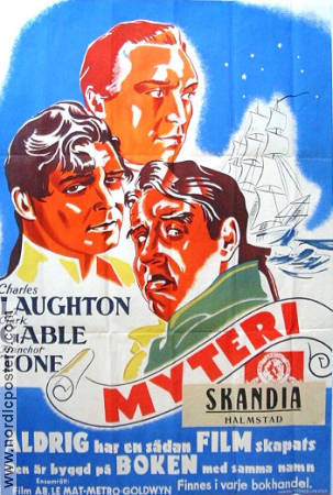 Myteri 1936 poster Charles Laughton Clark Gable