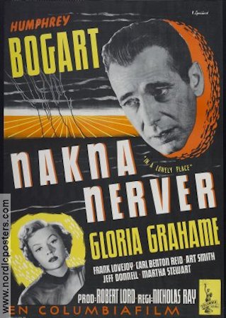 Nakna nerver 1950 poster Humphrey Bogart Gloria Grahame