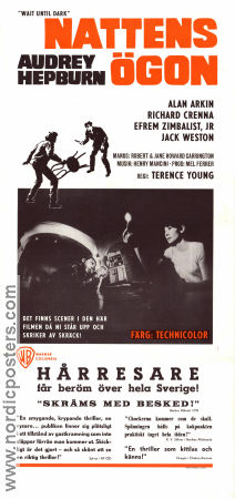 Nattens ögon 1967 poster Audrey Hepburn Alan Arkin Richard Crenna Terence Young