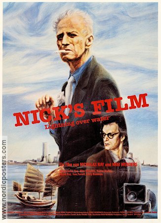 Nick´s Film Lightning Over Water 1980 poster Gerry Bamman Wim Wenders