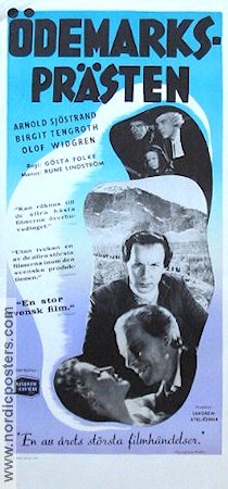 Ödemarksprästen 1946 poster Arnold Sjöstrand Birgit Tengroth Olof Widgren Gösta Folke