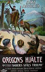 Oregons hjälte 1925 poster Art Acord