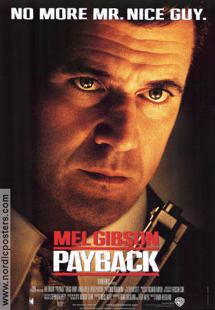 Payback 1999 poster Mel Gibson Gregg Henry Maria Bello Brian Helgeland