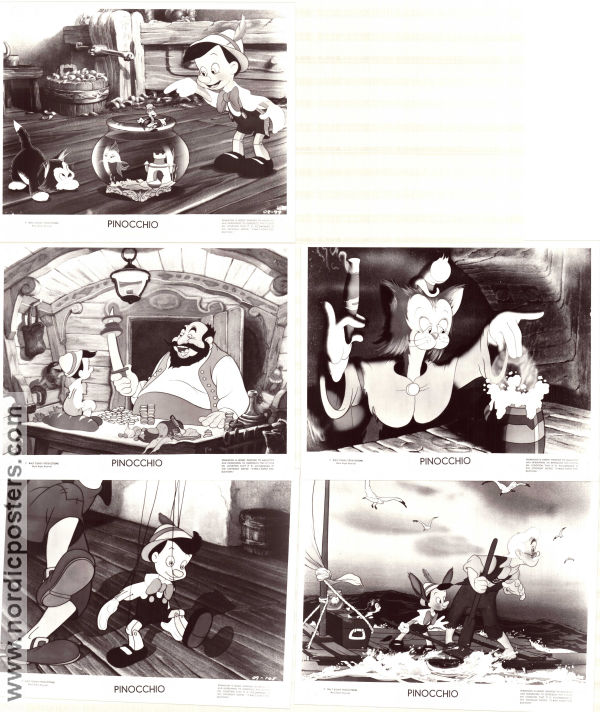 Pinocchio 1940 filmfotos Dickie Jones Norman Ferguson Animerat
