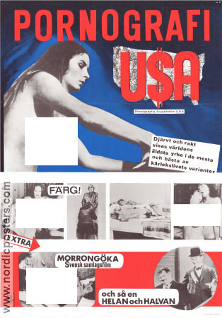 Pornografi USA 1971 poster Norman Fields Neola Graef Barbara Mills Susumu Tokunow Dokumentärer