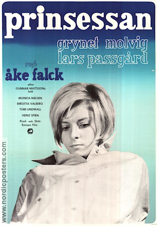 Prinsessan 1966 poster Grynet Molvig Lars Passgård Åke Falck