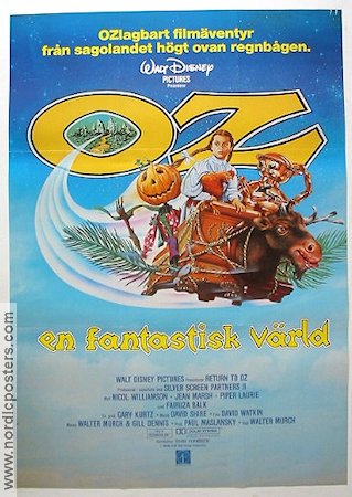 Return to Oz 1985 poster Fairuza Balk