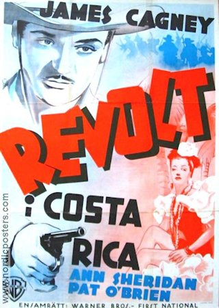 Revolt i Costa Rica 1940 poster James Cagney Ann Sheridan