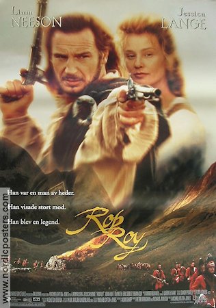 Rob Roy 1995 poster Liam Neeson Jessica Lange John Hurt Michael Caton-Jones Berg