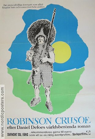 Robinson Crusoe 1975 poster Ryssland
