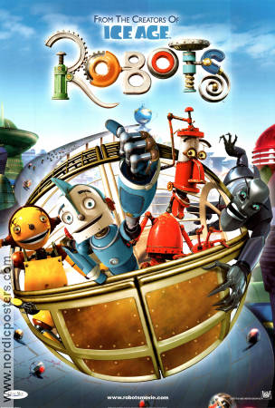 Robots 2005 poster Ewan McGregor Chris Wedge Animerat Robotar