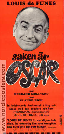 Saken är Oscar 1967 poster Louis de Funes Edouard Molinaro
