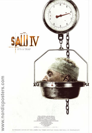 Saw IV 2007 poster Tobin Bell Scott Patterson Louis Ferreira Darren Lynn Bousman