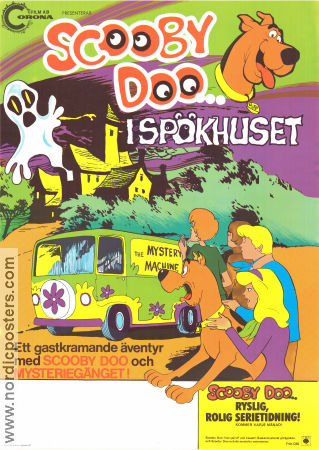 Scooby Doo i spökhuset 1977 poster Scooby Doo Från TV