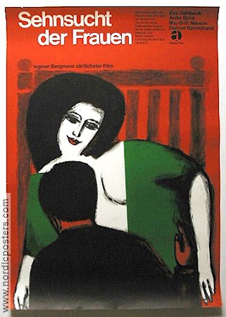 Kvinnors väntan 1952 poster Anita Björk Eva Dahlbeck Gunnar Björnstrand Ingmar Bergman Konstaffischer