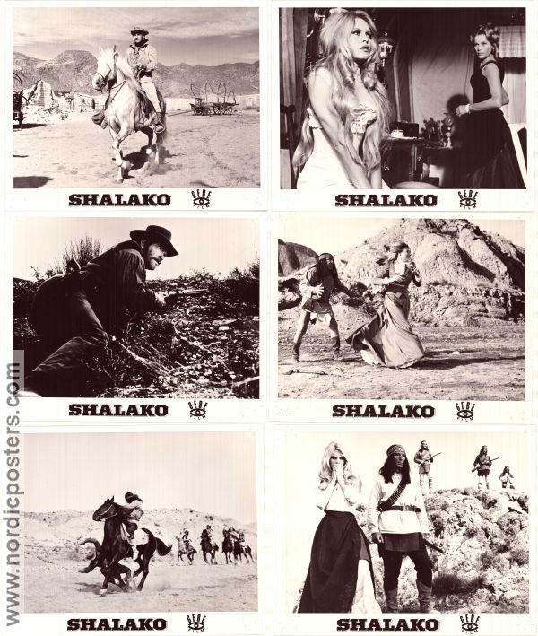 Shalako 1968 filmfotos Sean Connery Brigitte Bardot Stephen Boyd Edward Dmytryk