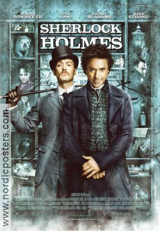 Sherlock Holmes 2009 poster Robert Downey Jr Jude Law Rachel McAdams Guy Ritchie