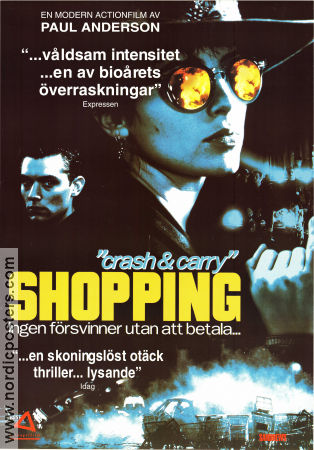 Shopping 1994 poster Sadie Frost Jude Law Sean Pertwee Paul WS Anderson